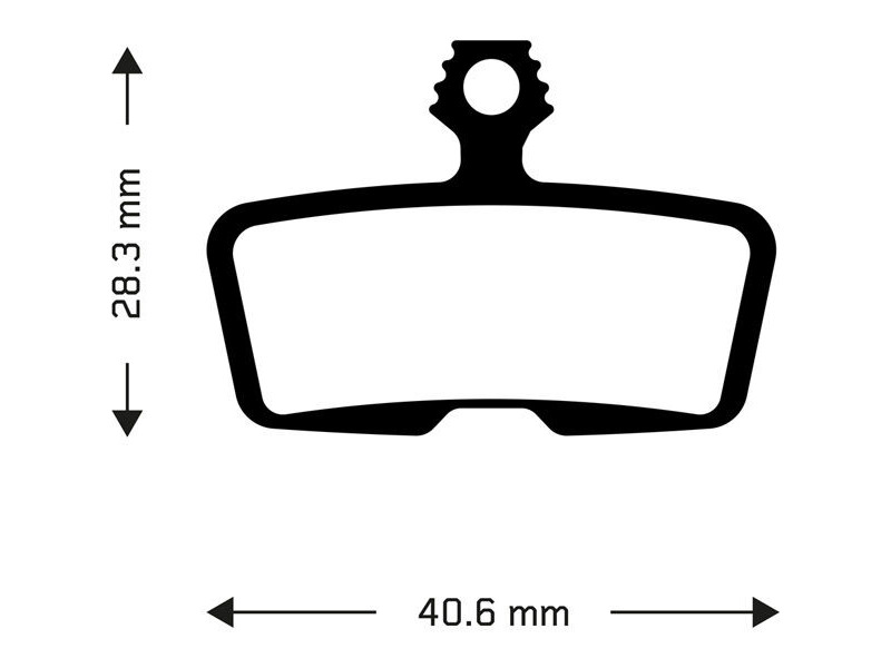Aztec Sintered disc brake pads for Avid Code 2011+ click to zoom image
