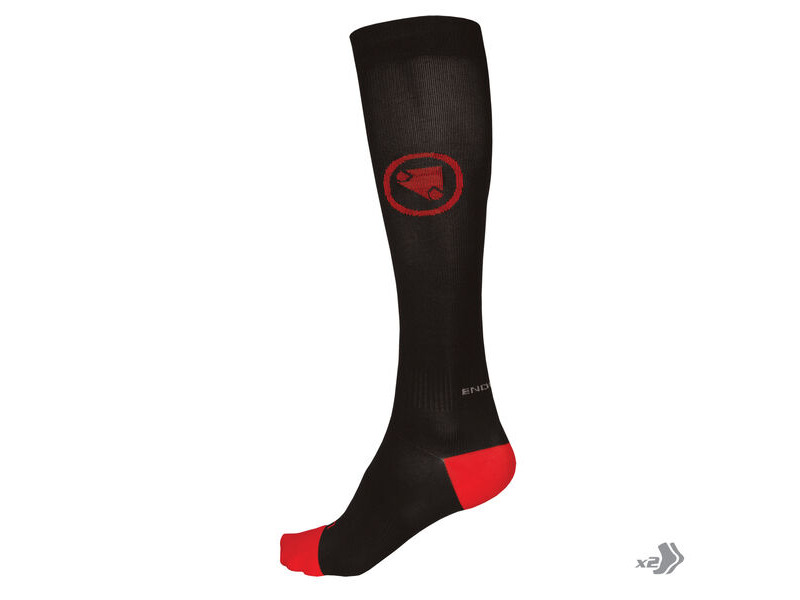 Endura Compression Sock (Twin Pack) click to zoom image