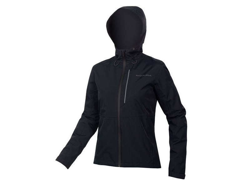 Endura Womens Hummvee Waterproof Hooded Jacket Black click to zoom image