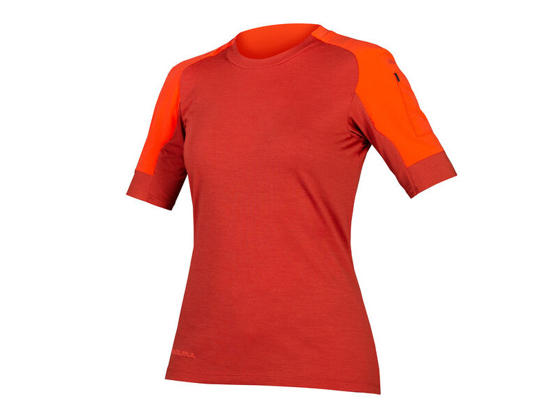 Endura Women's GV500 S/S Jersey Cayenne click to zoom image