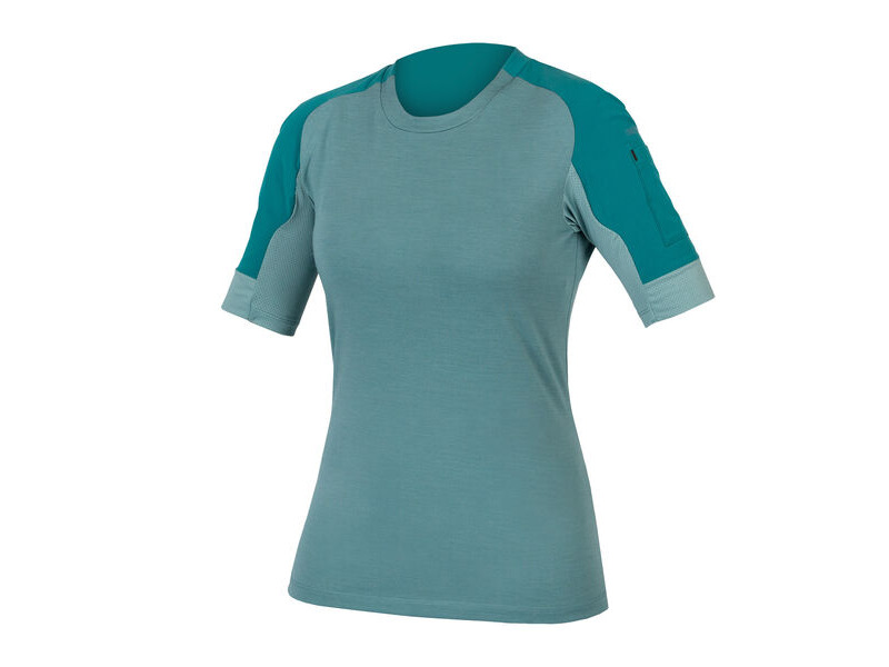 Endura Women's GV500 S/S Jersey SpruceGreen click to zoom image
