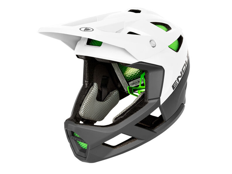 Endura MT500 Full Face Helmet White click to zoom image