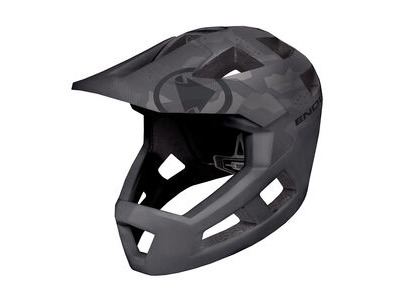Endura SingleTrack Youth Full Face Helmet GreyCamo