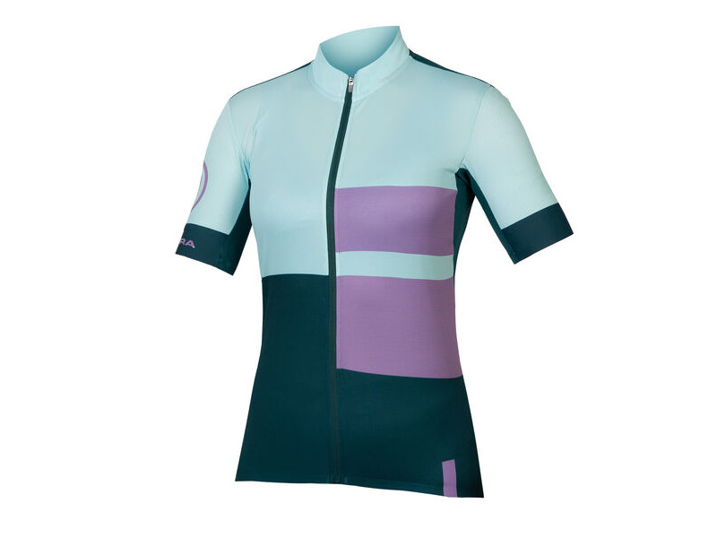 Endura Women's FS260 Print S/S Jersey Violet click to zoom image