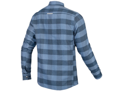 Endura Hummvee Flannel Shirt Ensign Blue click to zoom image