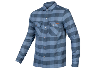 Endura Hummvee Flannel Shirt Ensign Blue