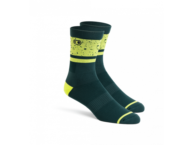 Crankbrothers Icon Socks Black/Green click to zoom image