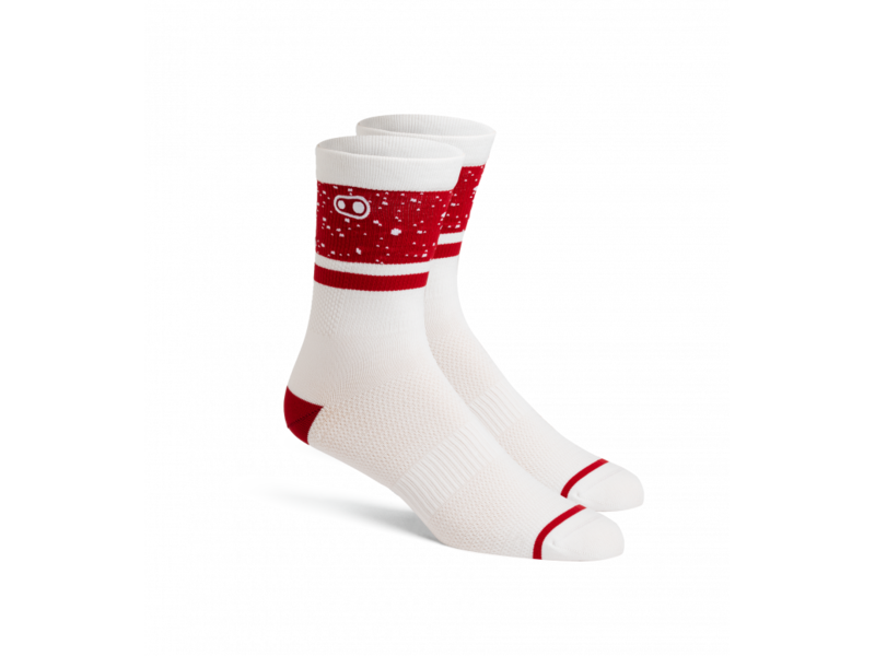 Crankbrothers Icon Socks White/Red click to zoom image