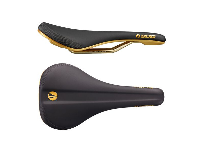SDG Bel Air 3.0 Galaxic Lux-Alloy Saddle Black / Gold click to zoom image