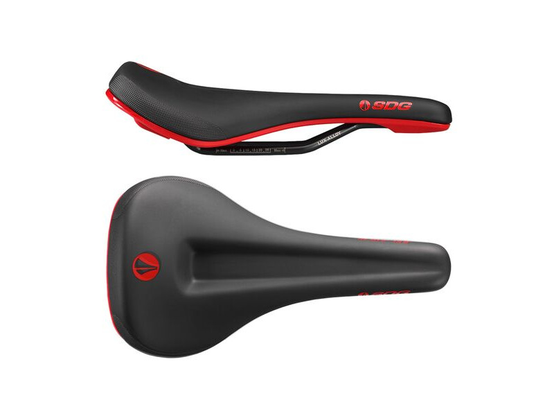 SDG Bel Air 3.0 Max Lux-Alloy Saddle Black / Red click to zoom image