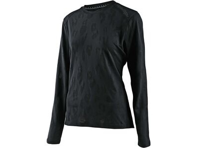 Troy Lee Designs Women's Lilium Long Sleeve Jersey Jacquard - Black