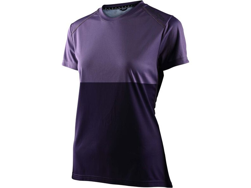 Troy Lee Designs Women's Lilium Short Sleeve Jersey Block - Orchid/Purple click to zoom image