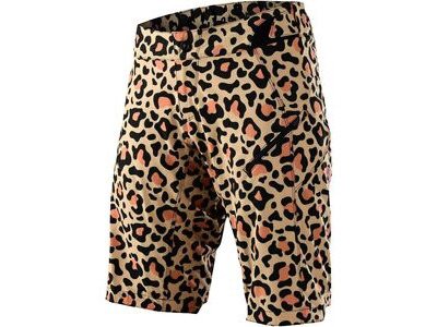Troy Lee Designs Women's Lilium Shorts - Shell Only Leopard - Bronze