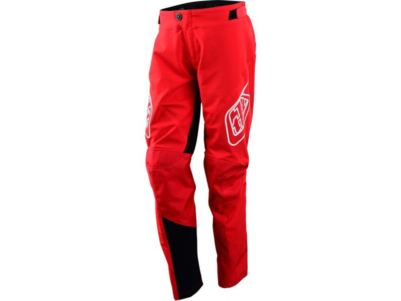 Troy Lee Designs Sprint Youth Trousers Solid - Red click to zoom image