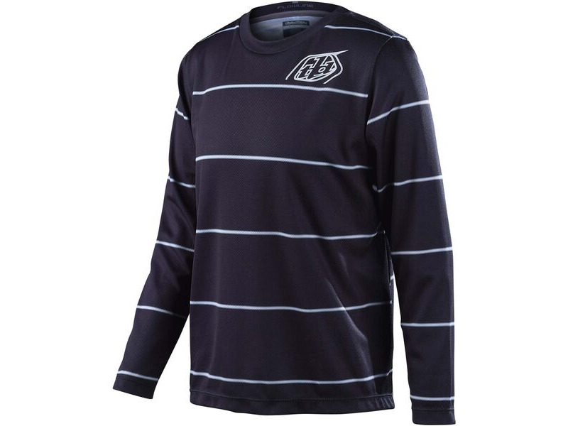Troy Lee Designs Youth Flowline Long Sleeve Jersey Revert - Black click to zoom image