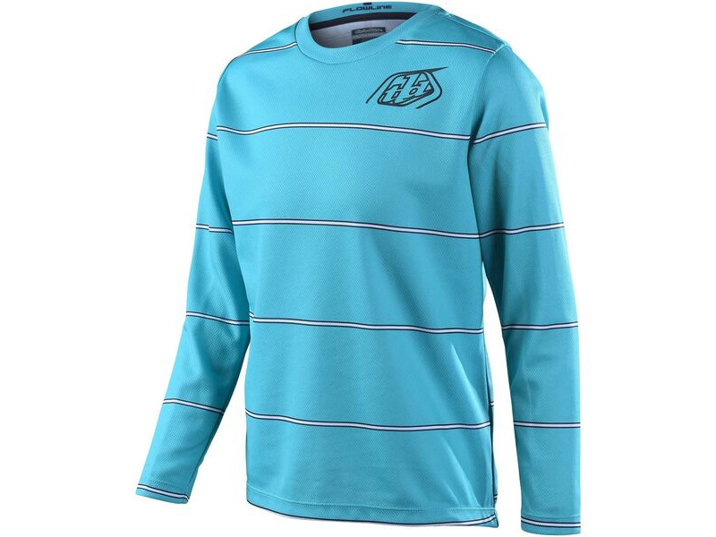 Troy Lee Designs Youth Flowline Long Sleeve Jersey Revert - Ivy click to zoom image