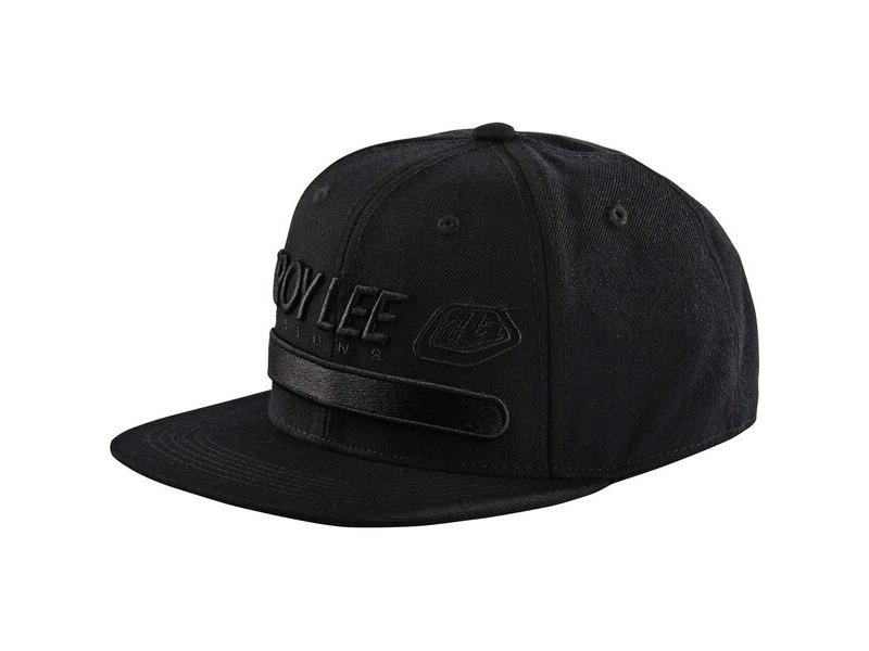 Troy Lee Designs 9Fifty Snapback Cap Drop In - Black/Reflective / One Size click to zoom image