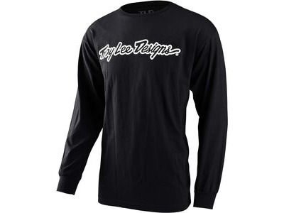 Troy Lee Designs Signature Long Sleeve T-Shirt Black