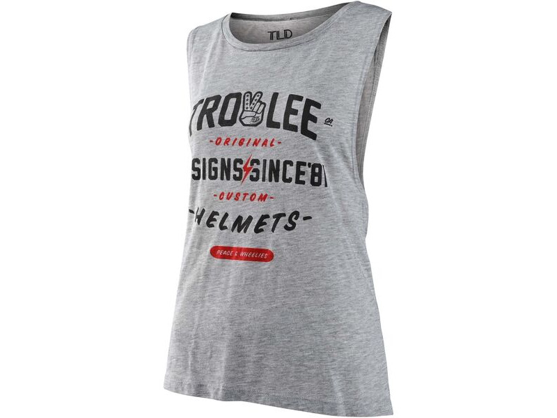 Troy Lee Designs Women's Roll Out Tank Top Deep Heather click to zoom image