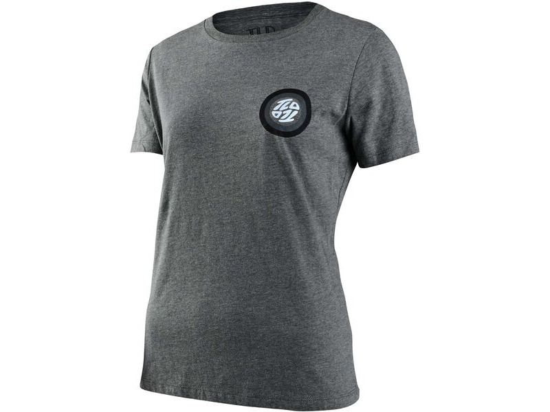 Troy Lee Designs Women's Spun Short Sleeve T-Shirt Deep Heather click to zoom image