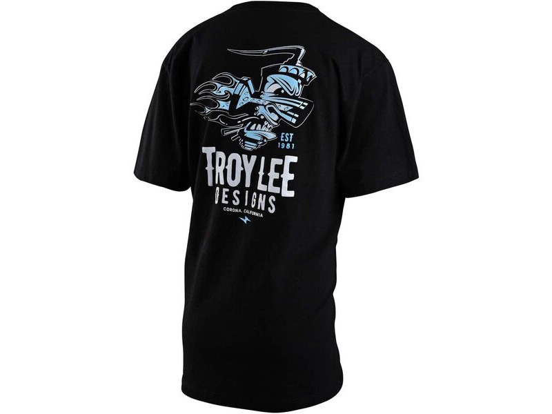 Troy Lee Designs Youth Carb Short Sleeve T-Shirt Black click to zoom image