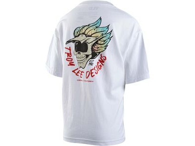Troy Lee Designs Youth Feathers Short Sleeve T-Shirt White