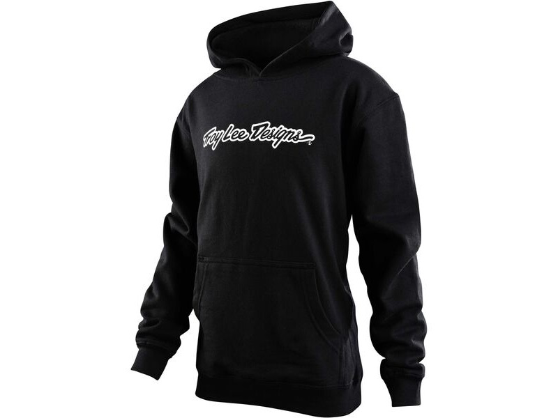 Troy Lee Designs Youth Signature Hoodie Black click to zoom image