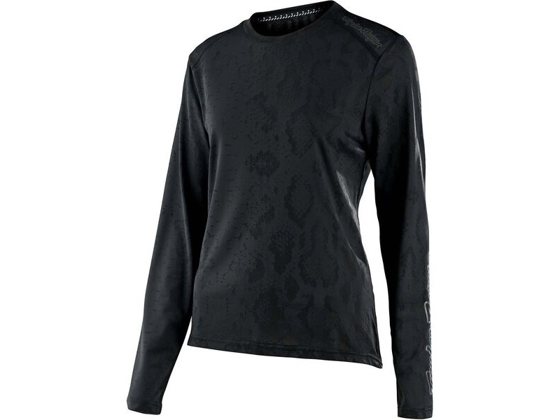 Troy Lee Designs Women's Lilium Long Sleeve Jersey Snake Black click to zoom image