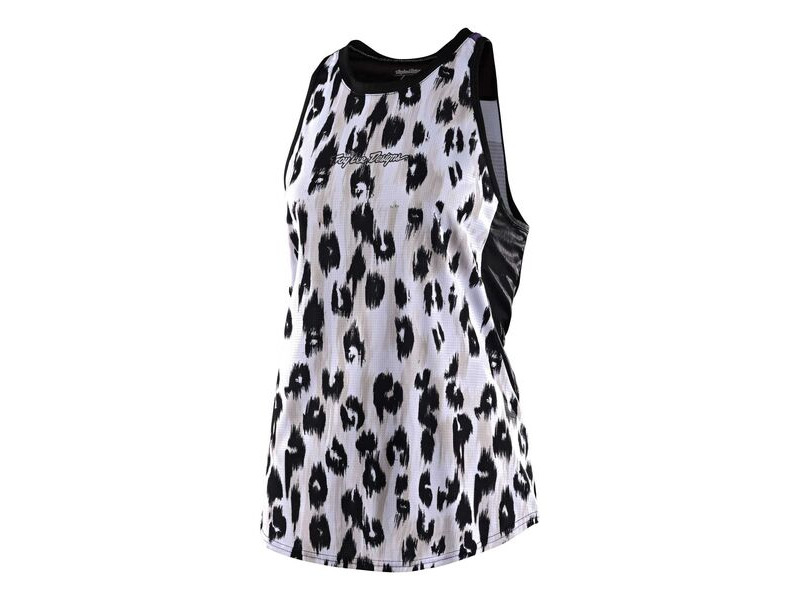 Troy Lee Designs Luxe Women's Tank Wild Cat - White click to zoom image