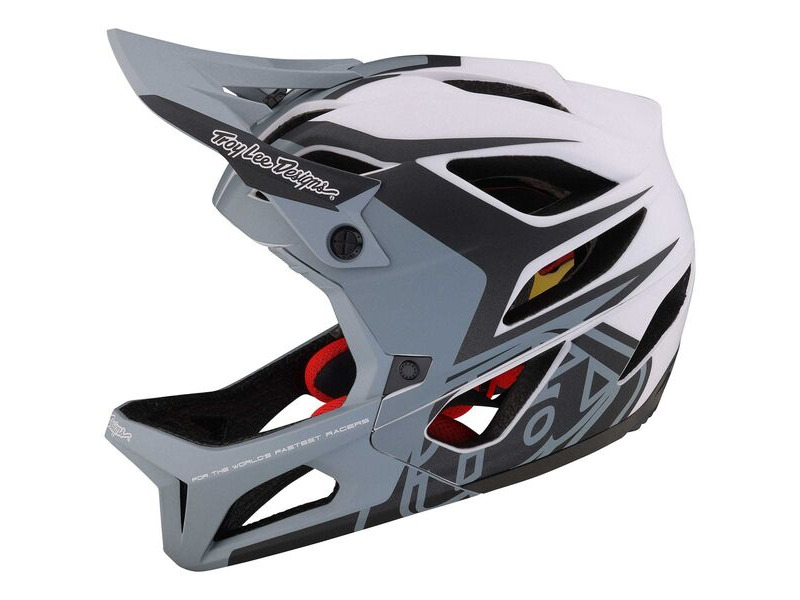Troy Lee Designs Stage MIPS Helmet Valance - Grey click to zoom image