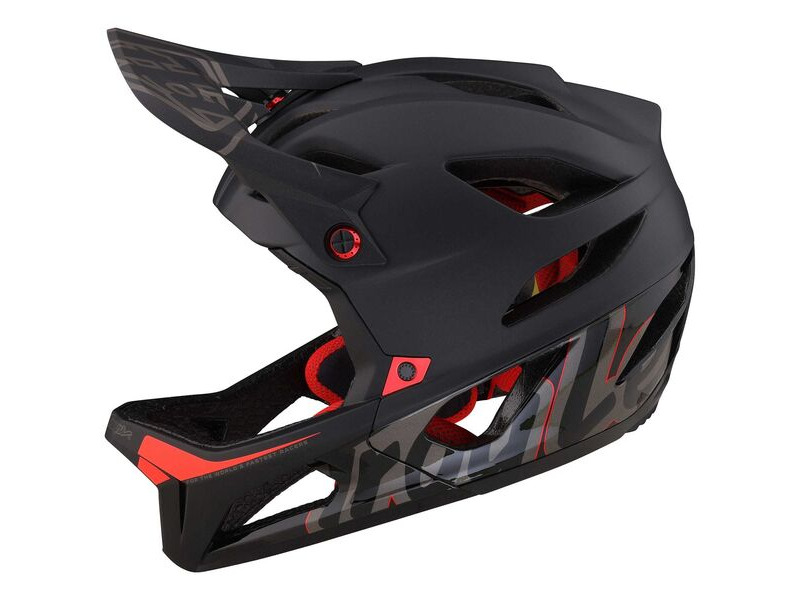 Troy Lee Designs Stage MIPS Helmet Signature - Black click to zoom image