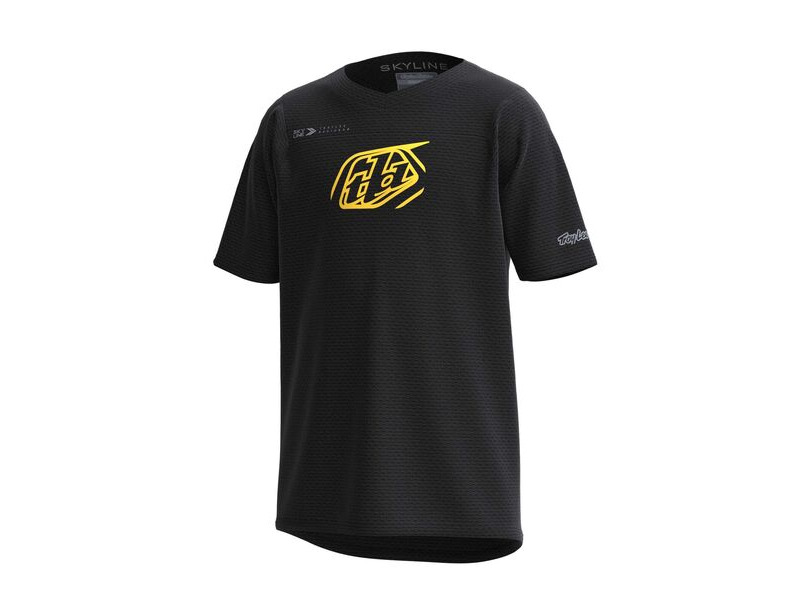 Troy Lee Designs Skyline Youth Jersey Iconic - Black click to zoom image