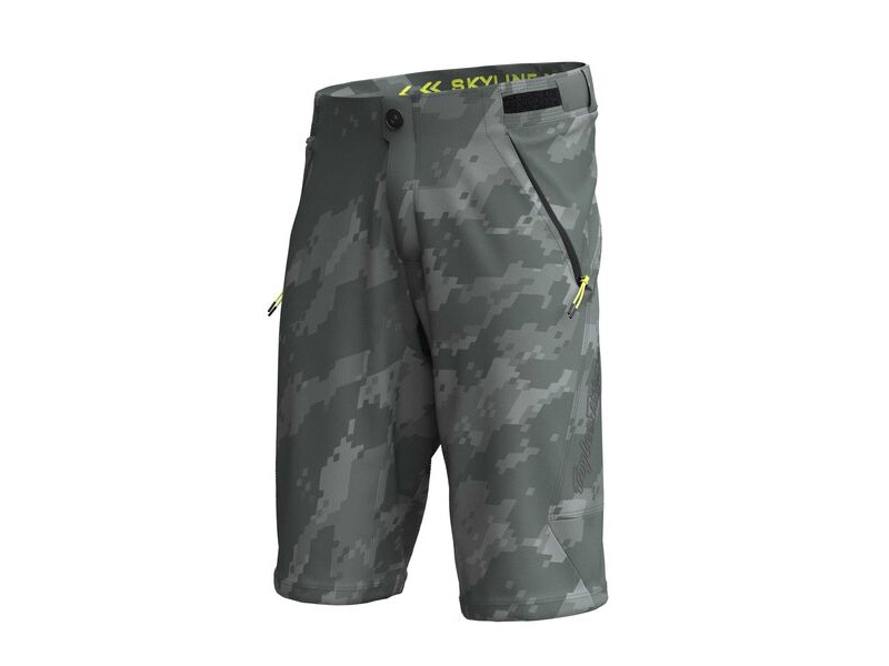 Troy Lee Designs Skyline Youth Shorts Digi Camo - Spruce click to zoom image