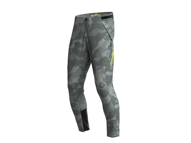Troy Lee Designs Skyline Youth Trousers Digi Camo - Spruce click to zoom image