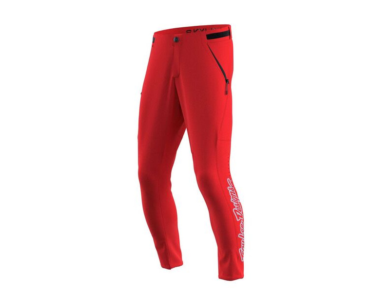 Troy Lee Designs Skyline Youth Trousers Signature - Fiery Red click to zoom image