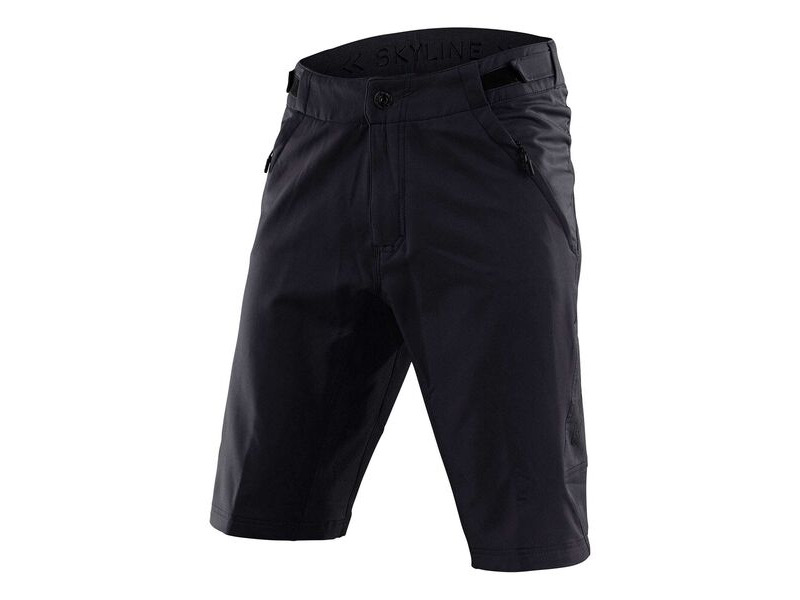 Troy Lee Designs Skyline Shorts - Shell Only Mono - Black click to zoom image