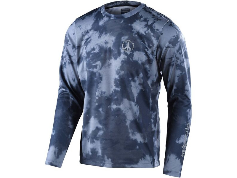 Troy Lee Designs Flowline Long Sleeve Jersey Plot - Charcoal click to zoom image