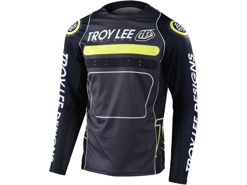 Troy Lee Designs Sprint Jersey Drop In - Black/Green click to zoom image