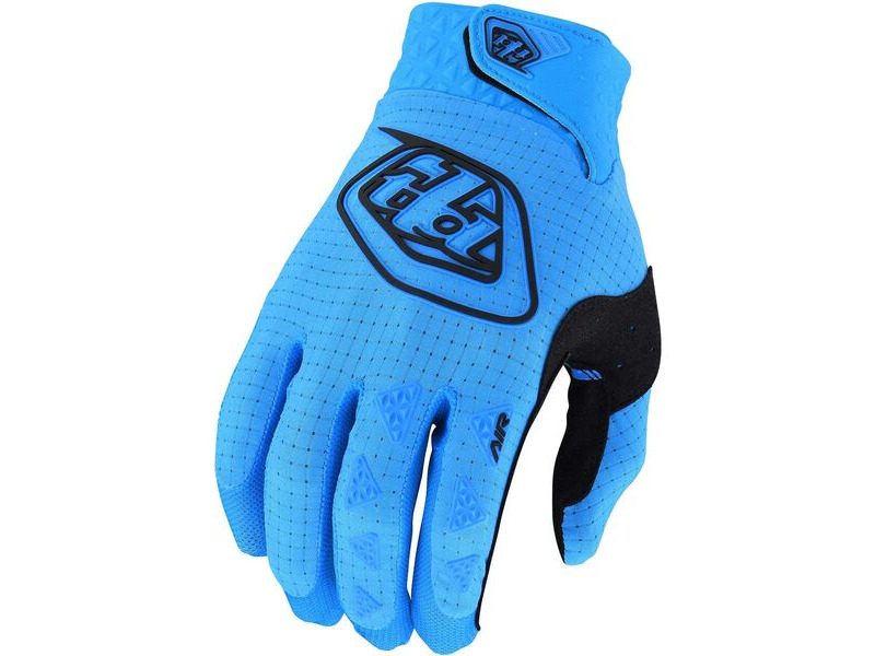 Troy Lee Designs Air Gloves - Plain Colours Solid - Cyan click to zoom image