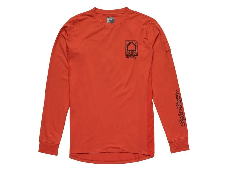 Troy Lee Designs Ruckus Long Sleeve Ride Jersey Create To Destroy - Brick click to zoom image