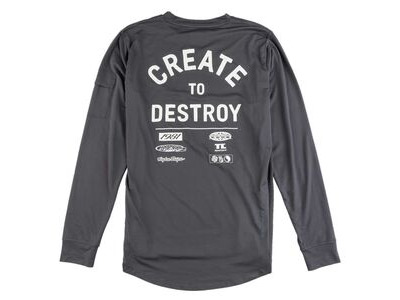 Troy Lee Designs Ruckus Long Sleeve Ride Jersey Destroy - Carbon