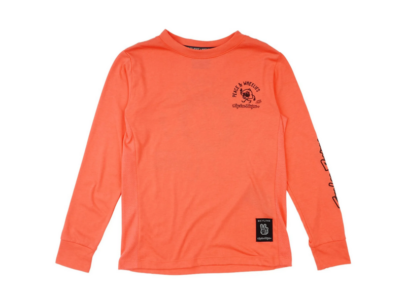 Troy Lee Designs Lee Youth Skyline Ride L/S P&W Melon click to zoom image