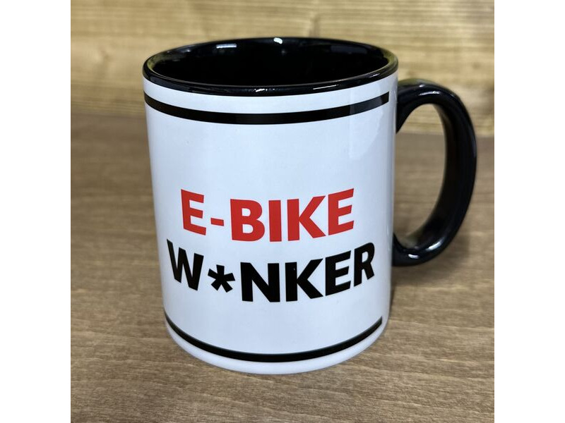 Cannock Chase Cycle Centre E Bike W*nker Mug click to zoom image