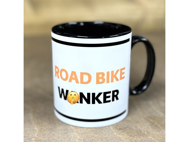 Cannock Chase Cycle Centre Road Bike W*nker Mug click to zoom image