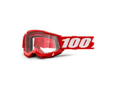 100% Accuri 2 Goggle Red / Clear Lens