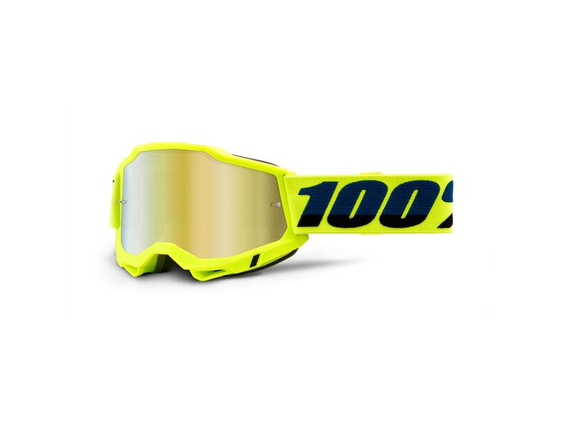 100% Accuri 2 Goggle Yellow / Gold Mirror Lens click to zoom image