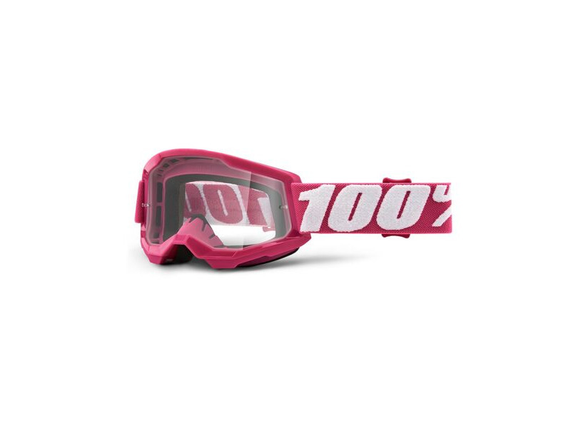 100% Strata 2 Youth Goggle Fletcher / Clear Lens click to zoom image