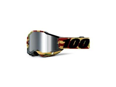 100% Accuri 2 Goggle Mission / Mirror Silver Flash Lens
