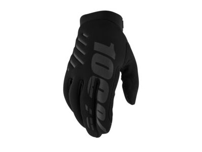 100% Brisker Women's Cold Weather Glove Black / Grey