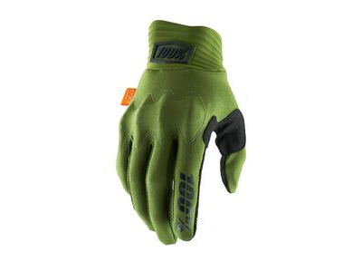 100% Cognito D30 Glove Army Green / Black Medium